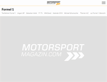 Tablet Screenshot of motorsport-magazin.com
